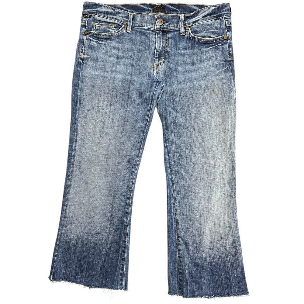 Citizens of Humanity Dita Petite Bootcut Leg Jeans size 30 Low Rise Blue Denim